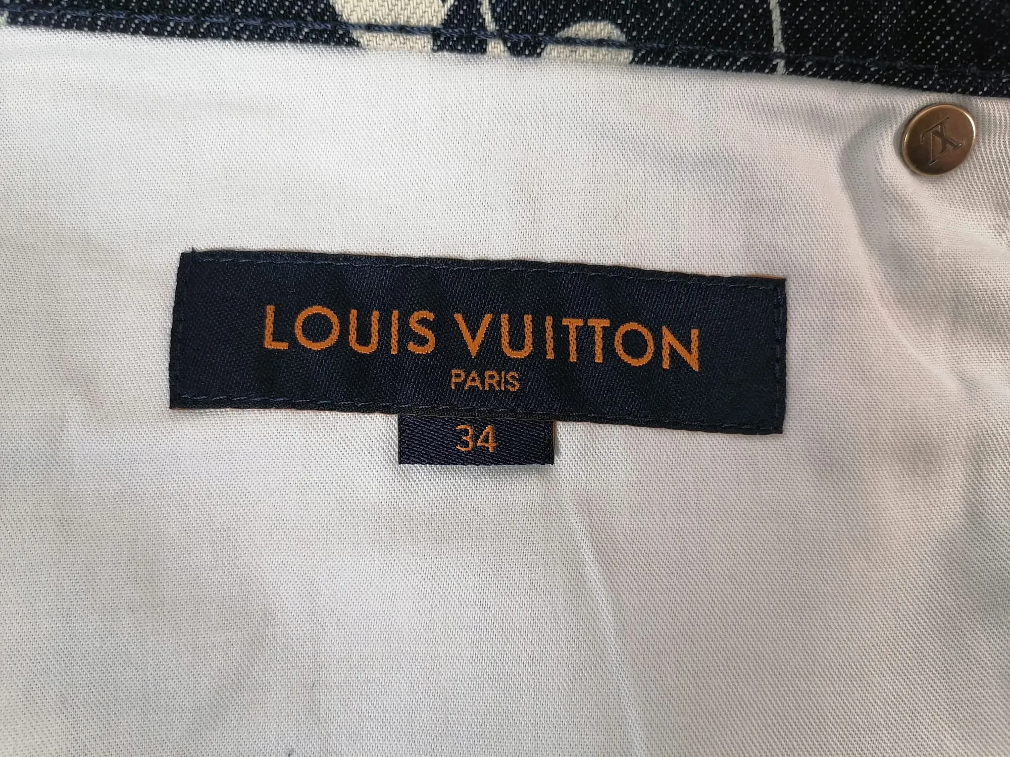 LV Leaf Regular Denim Pants