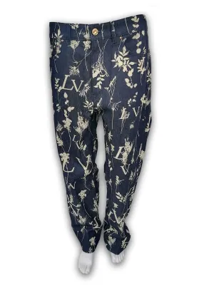 LV Leaf Regular Denim Pants