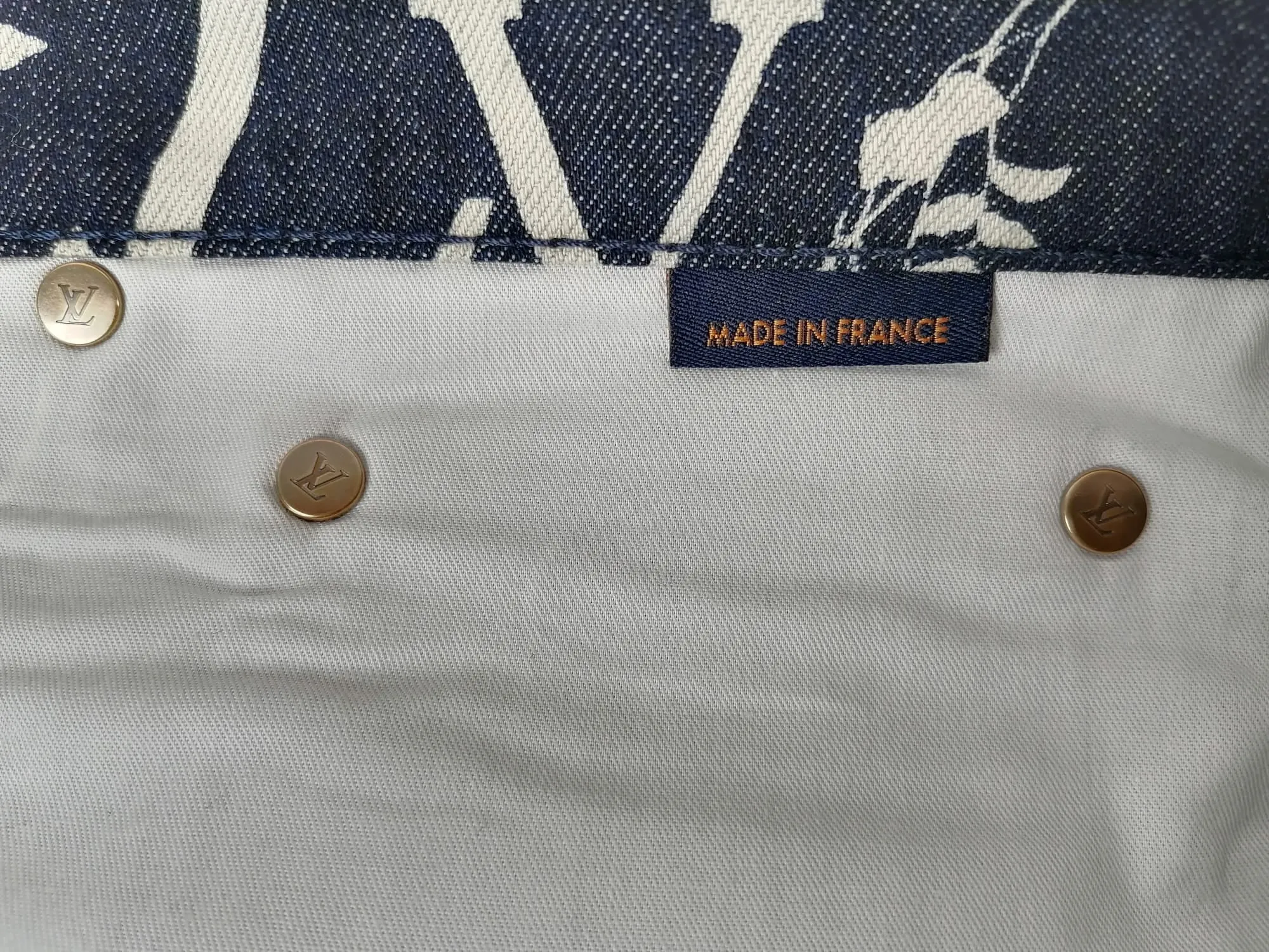 LV Leaf Regular Denim Pants