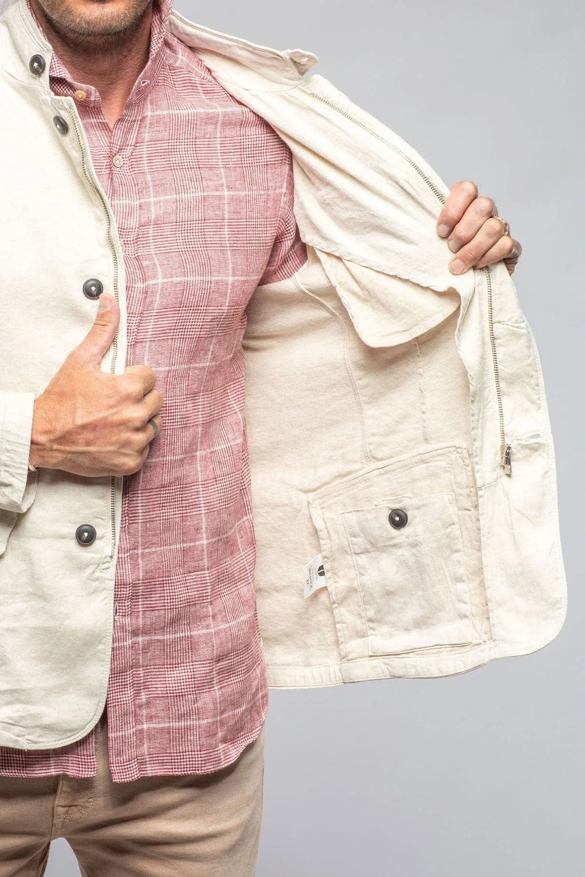 Lyndhurst Linen Jacket In Natural