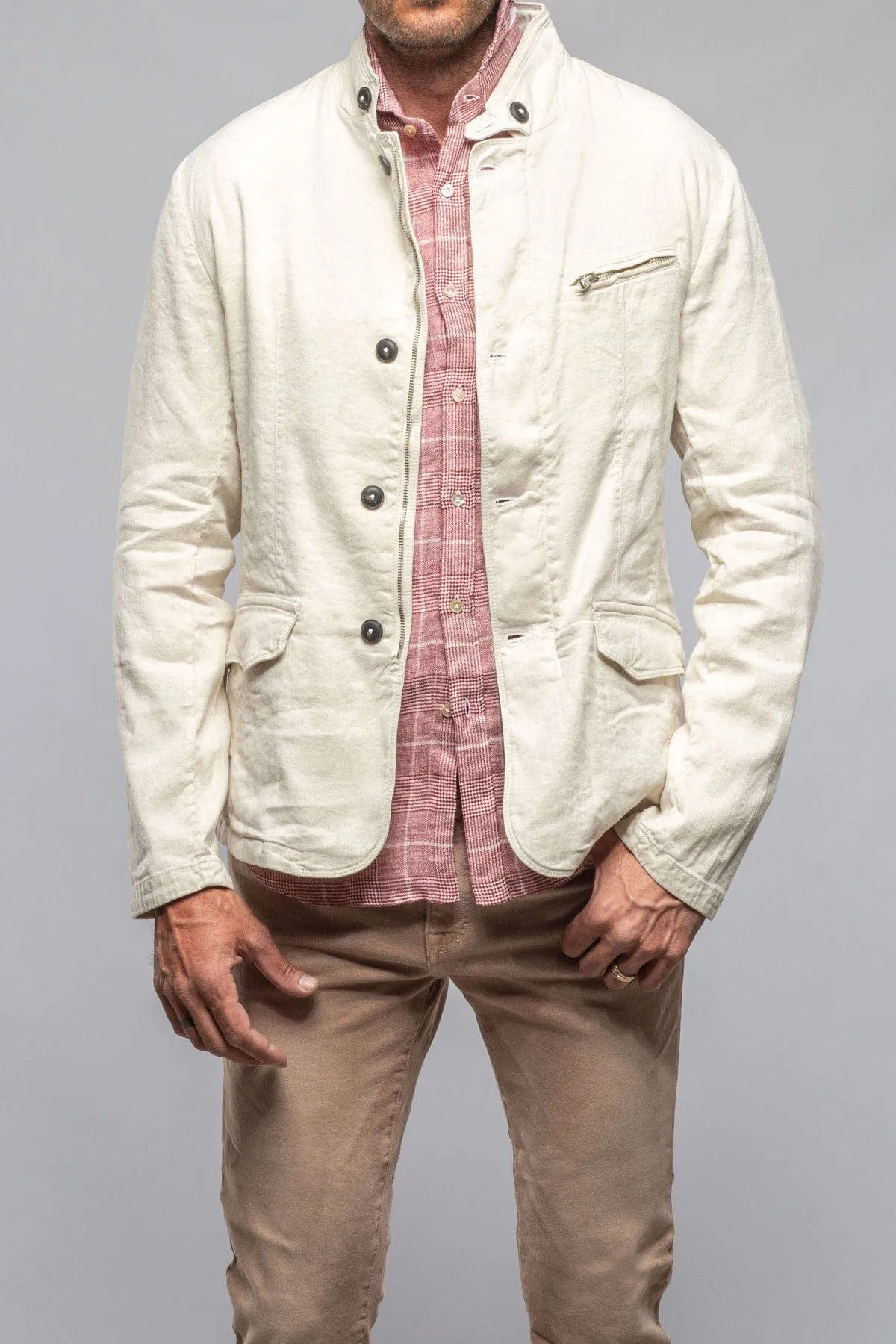 Lyndhurst Linen Jacket In Natural