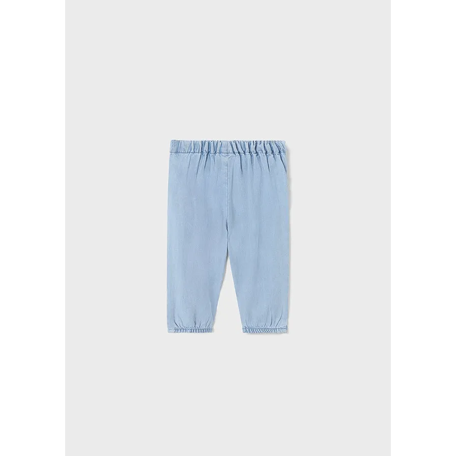 Mayoral Denim Flowy Long Pants