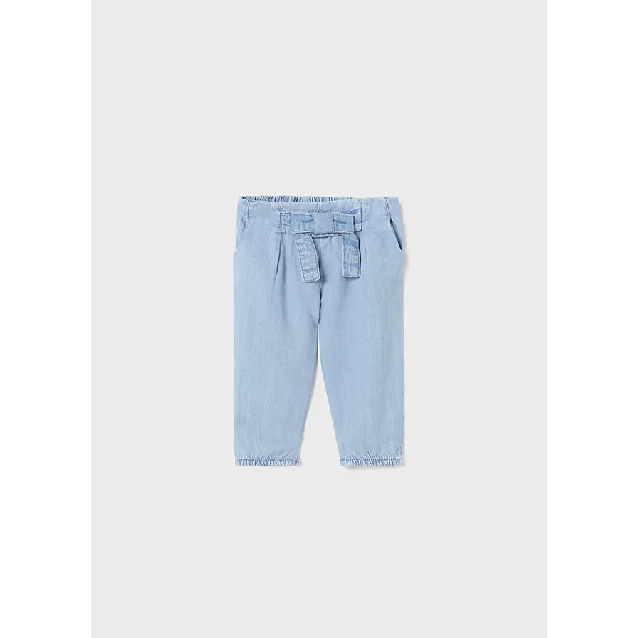 Mayoral Denim Flowy Long Pants