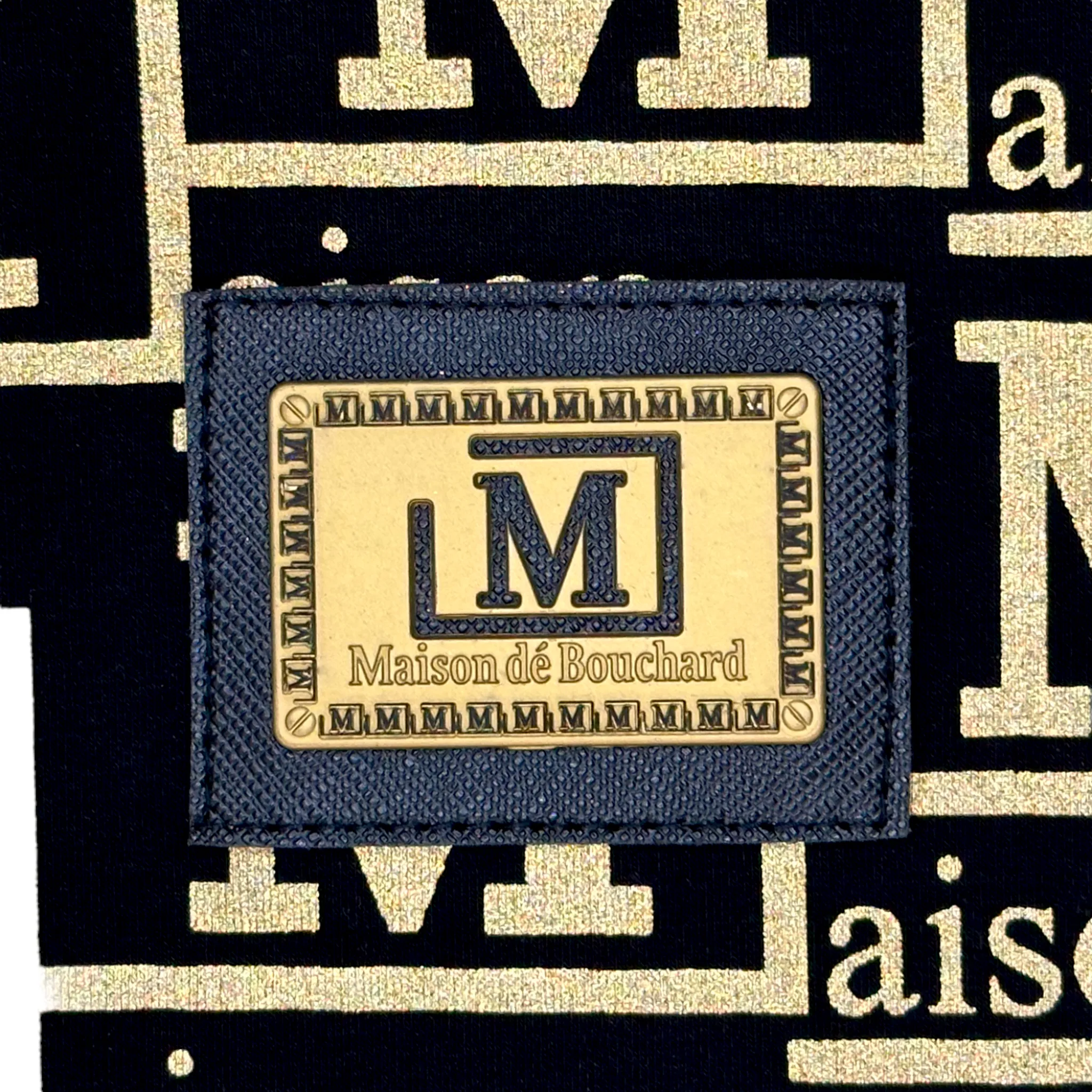 MDB Couture Men's Metallic Monogram T-shirt