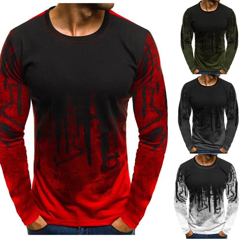 Men Top  Streetwear Long Sleeve shirt