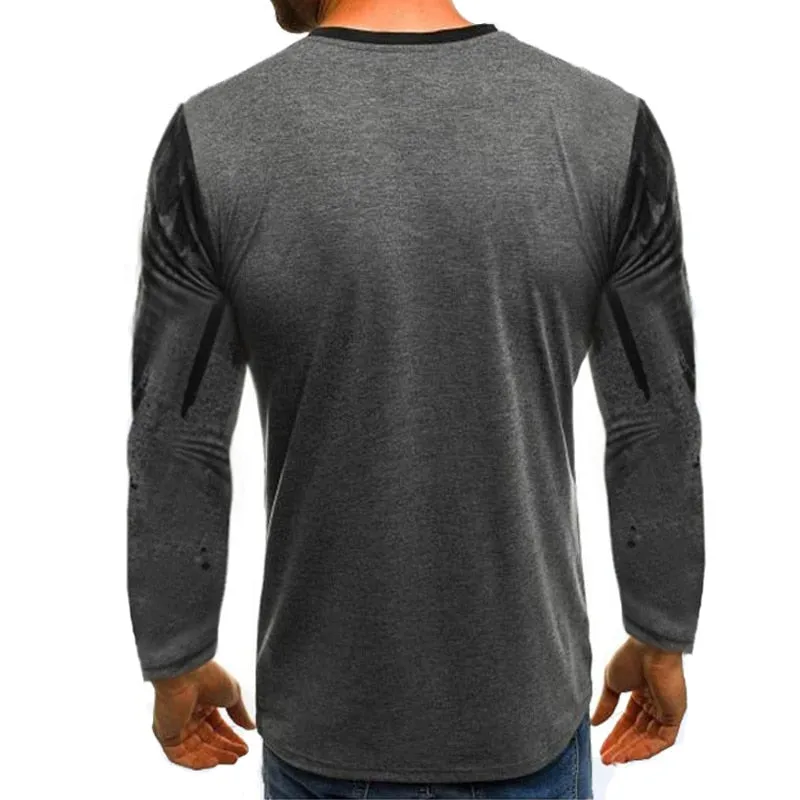 Men Top  Streetwear Long Sleeve shirt