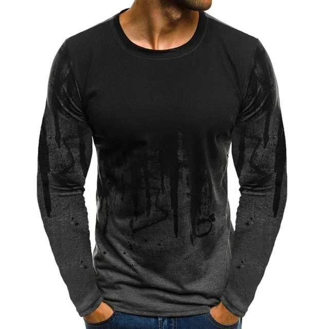 Men Top  Streetwear Long Sleeve shirt