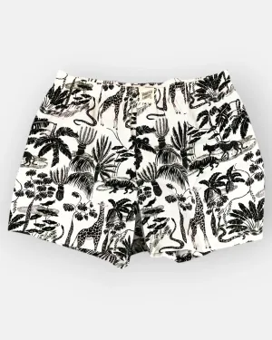 Men's Boxer Shorts - Mono Safari Black