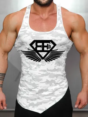 Men's Camo Print Training Vest