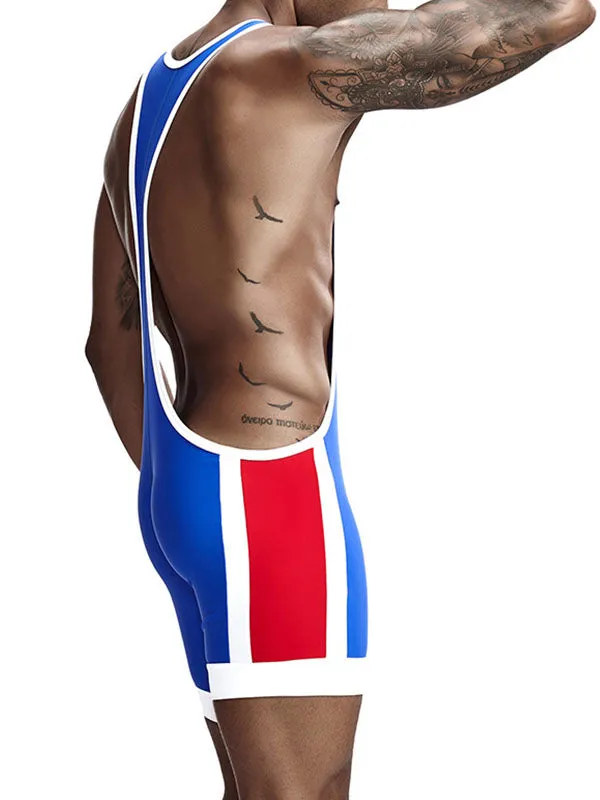 Men's Contrast Training Romper