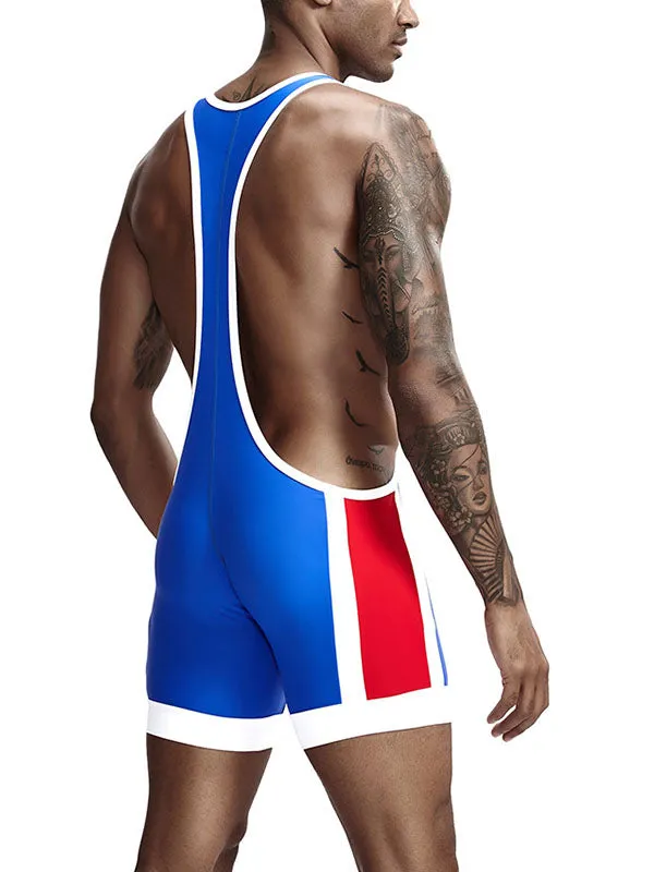 Men's Contrast Training Romper