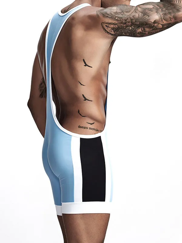Men's Contrast Training Romper