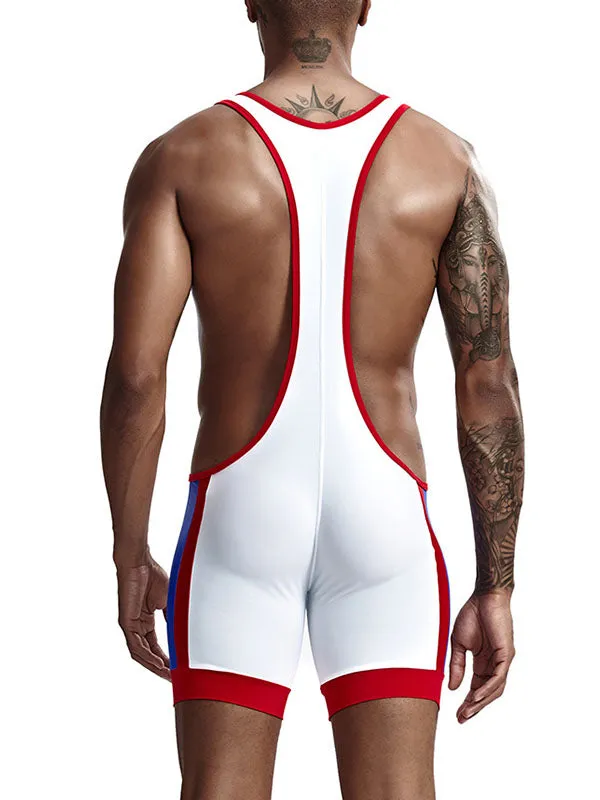 Men's Contrast Training Romper