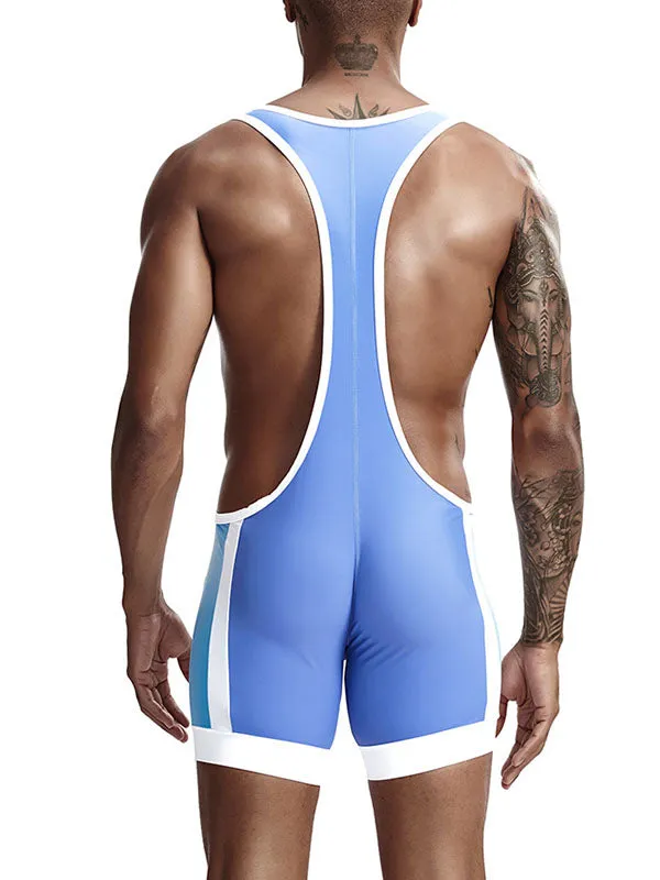 Men's Contrast Training Romper