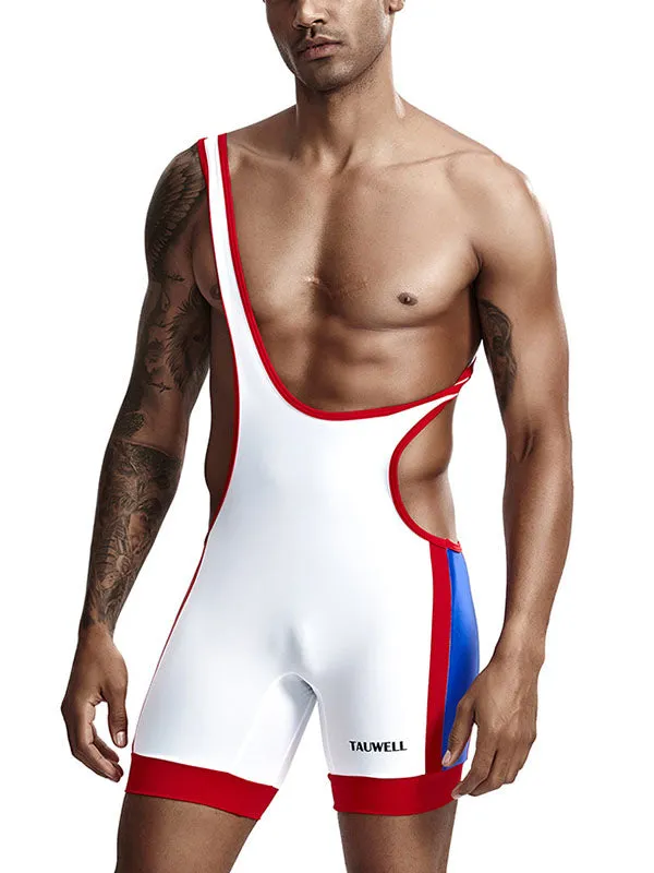 Men's Contrast Training Romper