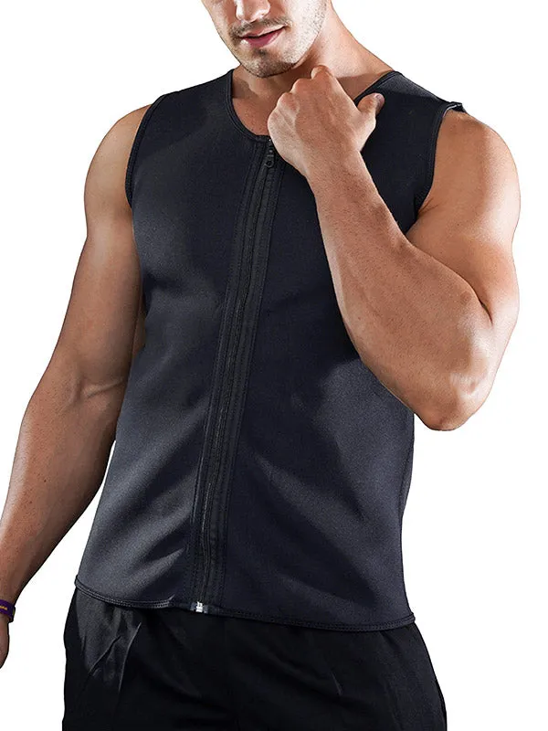 Men's Hot Shaper Zip Up Vest