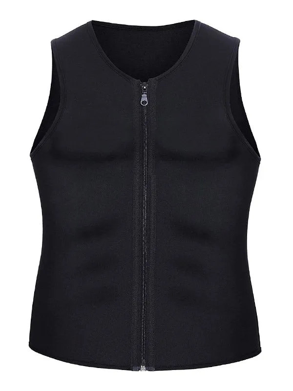 Men's Hot Shaper Zip Up Vest