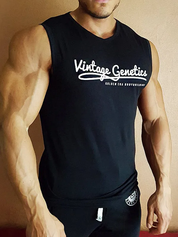 Men's Letter Print Training Vest