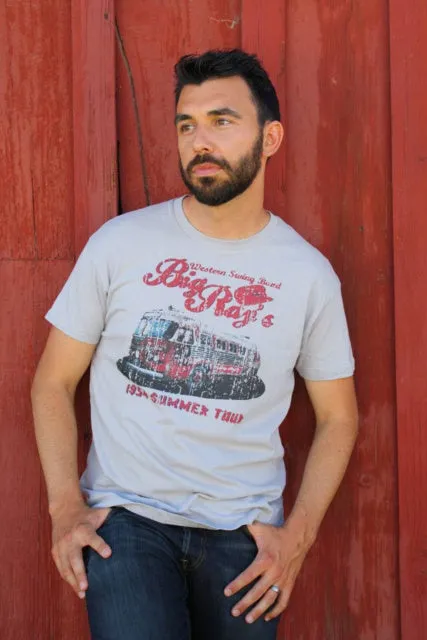Men's M&P Speed Shop T-Shirt: Big Ray's Western Swing Band Tour Summer 1954