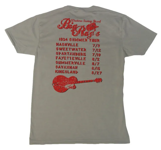 Men's M&P Speed Shop T-Shirt: Big Ray's Western Swing Band Tour Summer 1954
