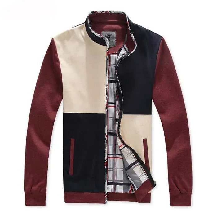 Men's Patchwork Style Jacket