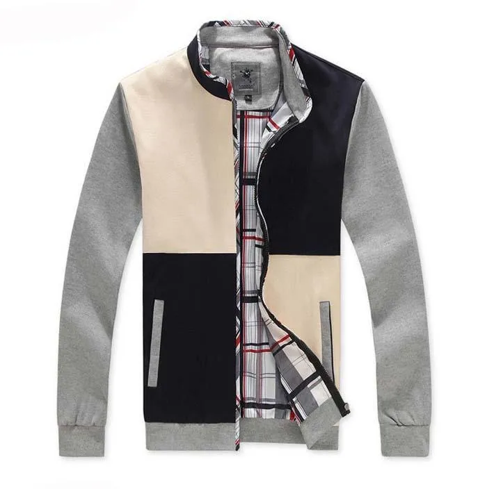 Men's Patchwork Style Jacket