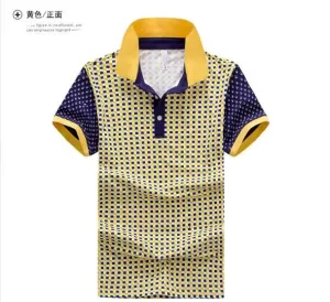 Men's Polka Dot Style Polo