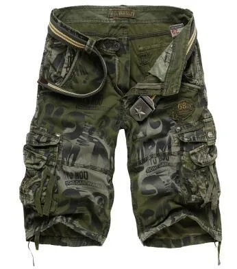 Men's Print Camouflage Shorts