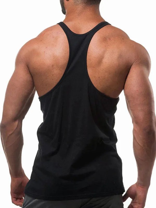 Men's Racer Back Printed Vest
