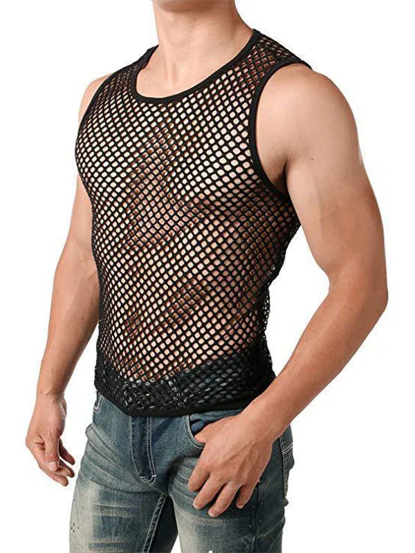 Men's Sheer Mesh Vest
