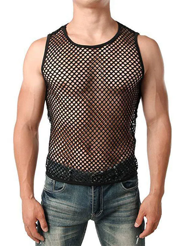 Men's Sheer Mesh Vest
