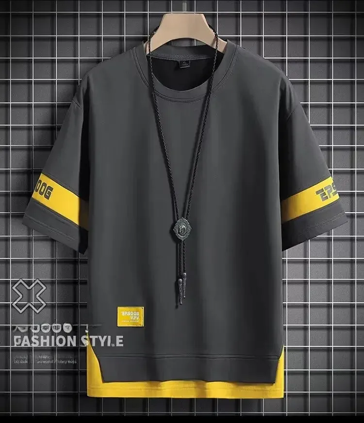 Men's Short Sleeve T-Shirt Hip Hop Style