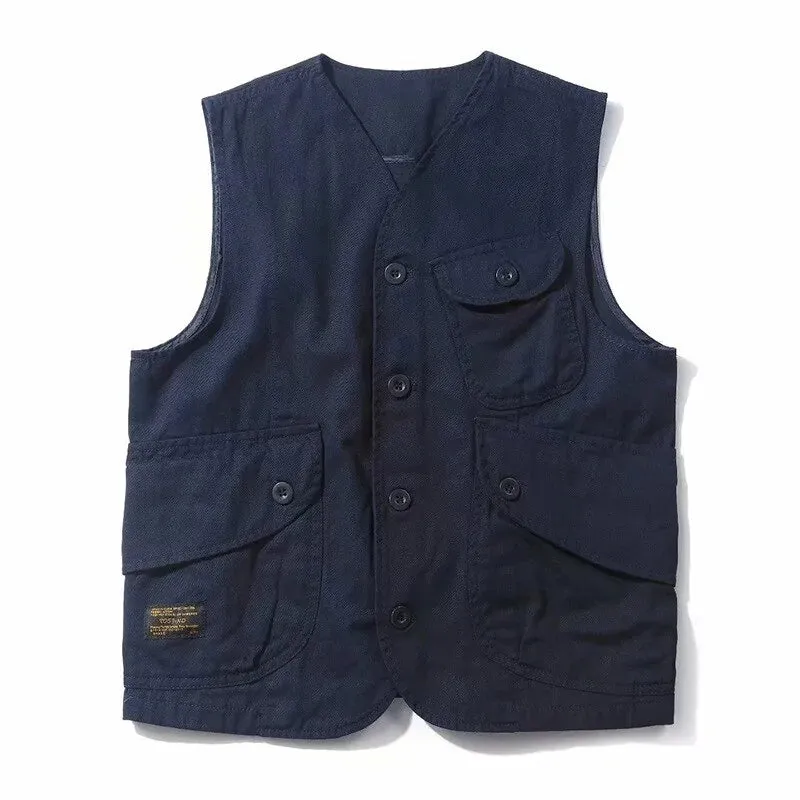 Men's Sleeveless Multi-pocket Fishing Vest