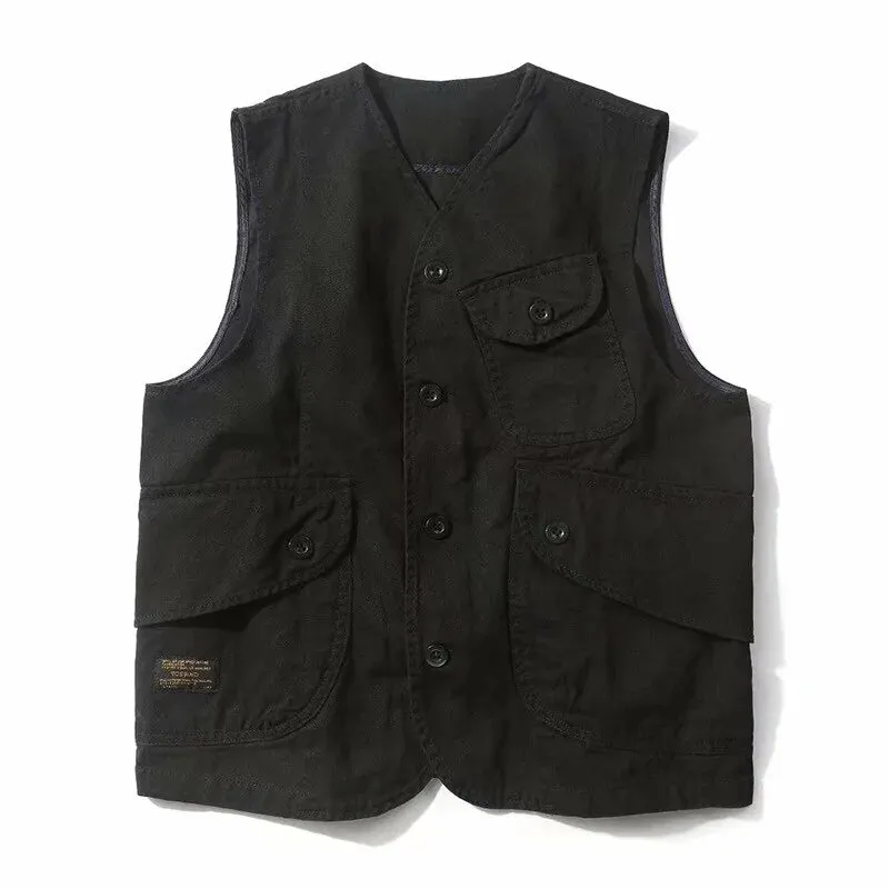Men's Sleeveless Multi-pocket Fishing Vest