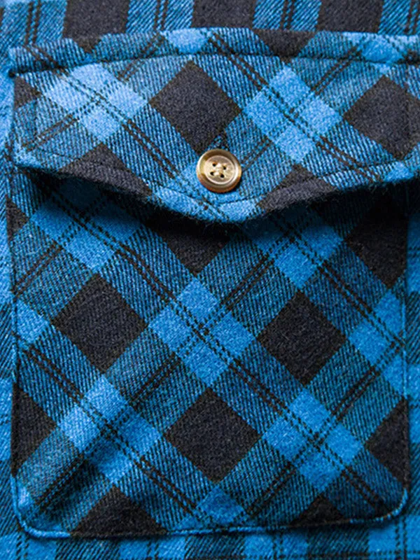 Men's Sleeveless Plaid Shirt