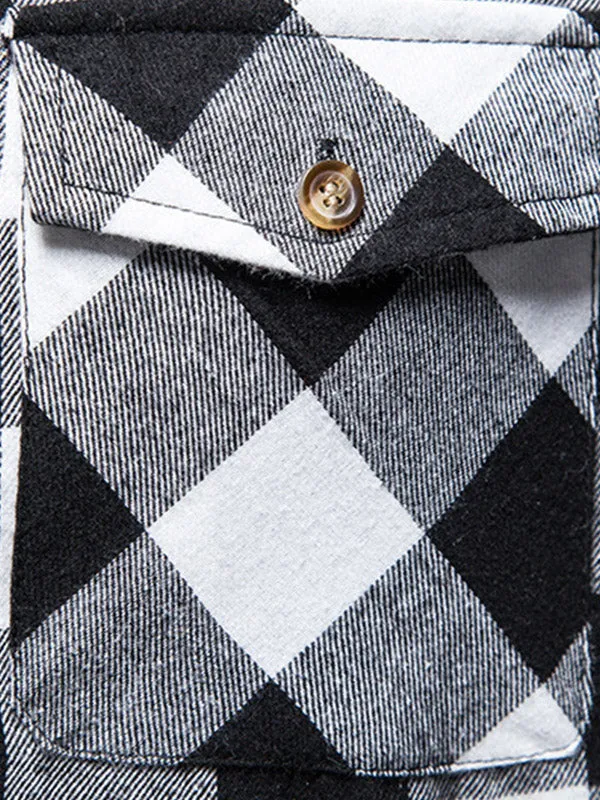 Men's Sleeveless Plaid Shirt