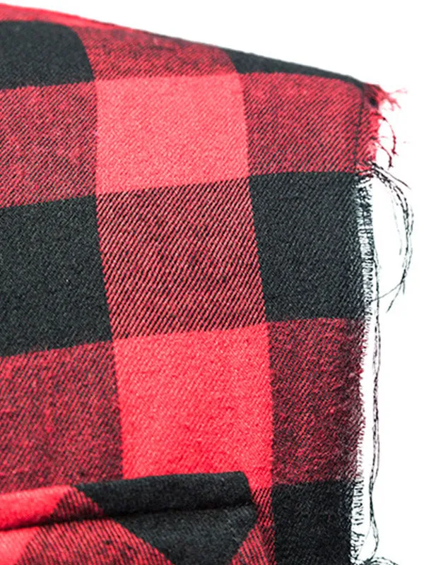 Men's Sleeveless Plaid Shirt