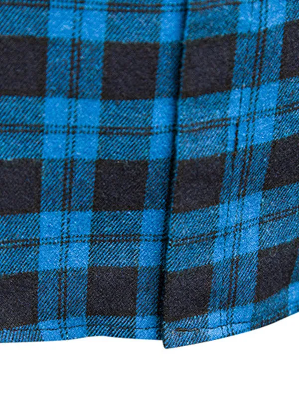 Men's Sleeveless Plaid Shirt
