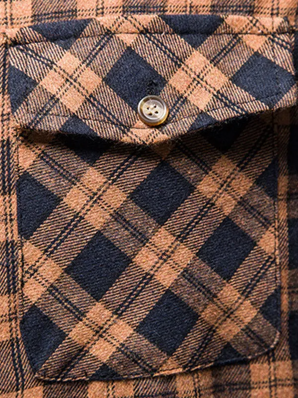 Men's Sleeveless Plaid Shirt