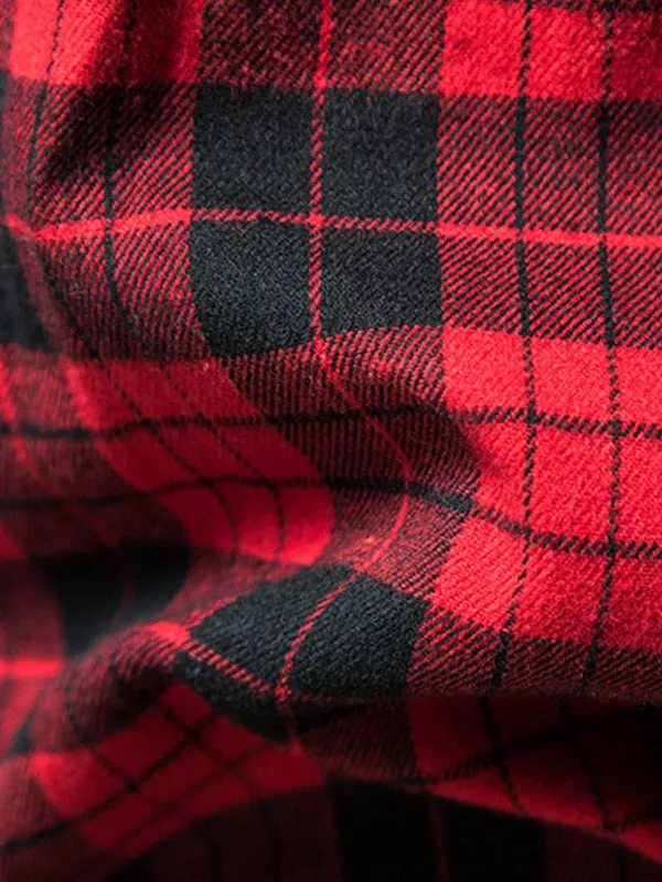 Men's Sleeveless Plaid Shirt