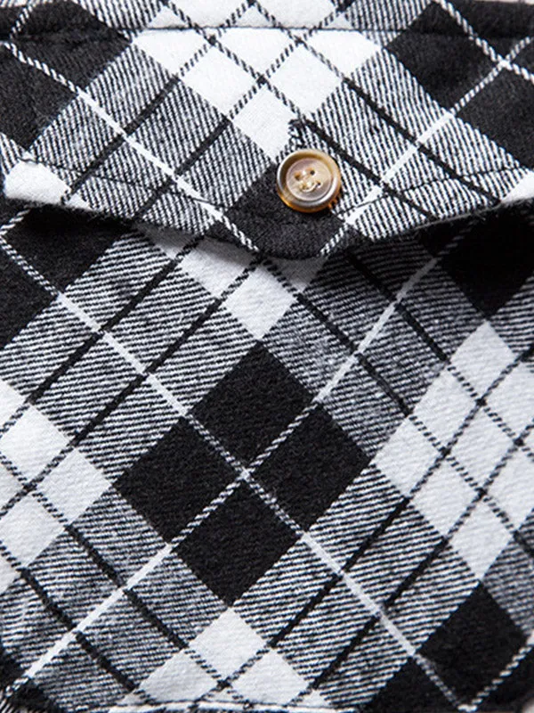 Men's Sleeveless Plaid Shirt