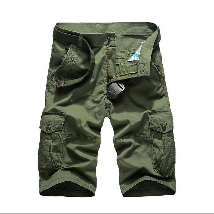 Men's Solid Capri Shorts