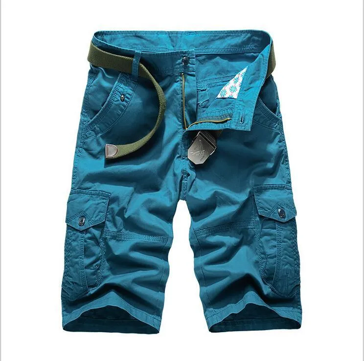 Men's Solid Capri Shorts