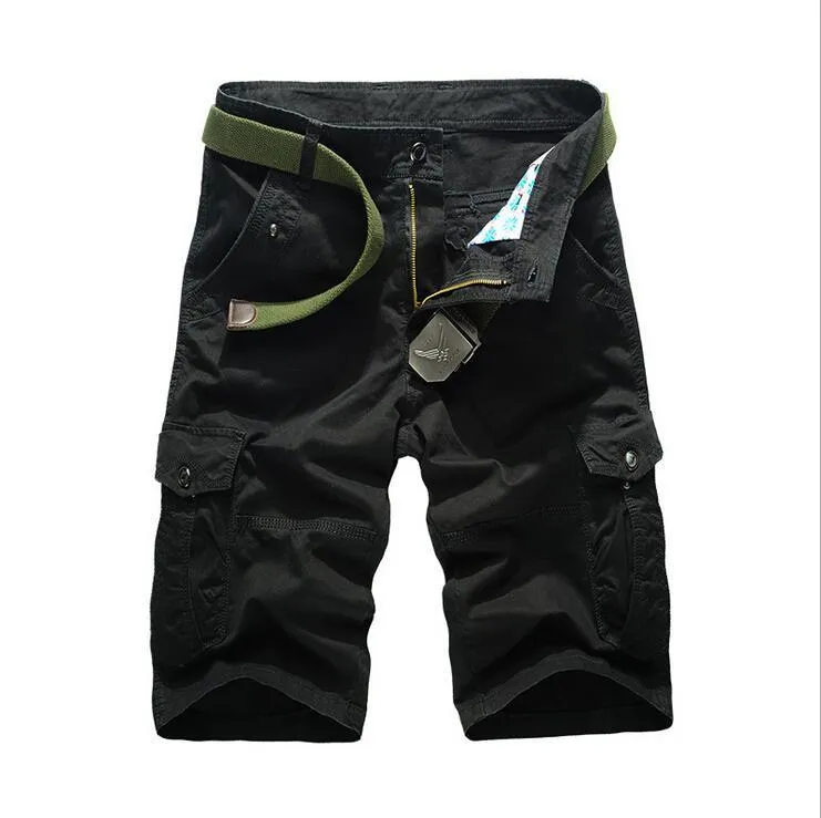 Men's Solid Capri Shorts