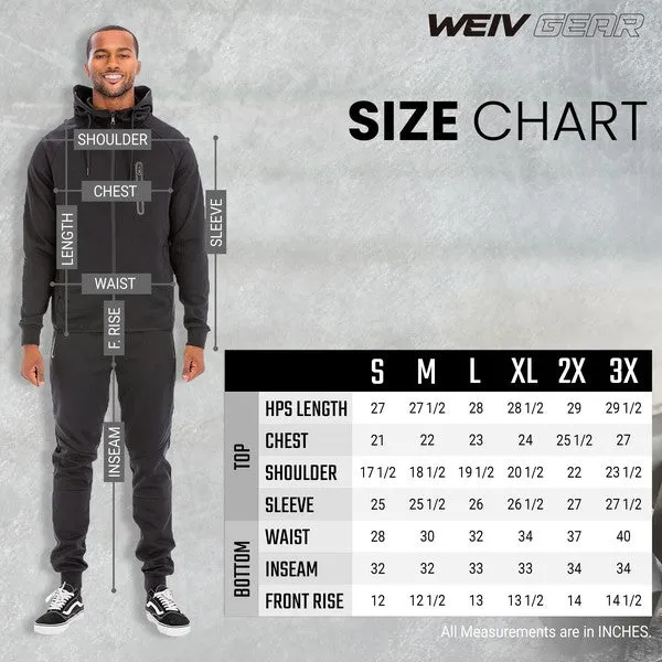 Men's Solid Color Dynamic Active 2-piece Track Suit