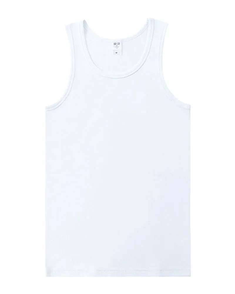 Men's solid color sleeveless vest