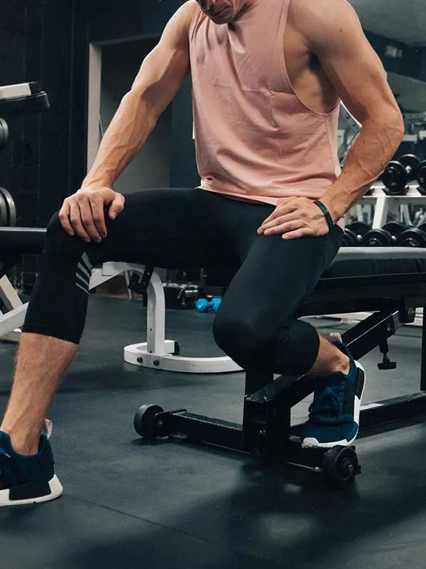 Men's Solid Color Sports Leisure Fitness Vest