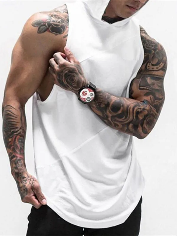 Men's Splice Hooded Vest