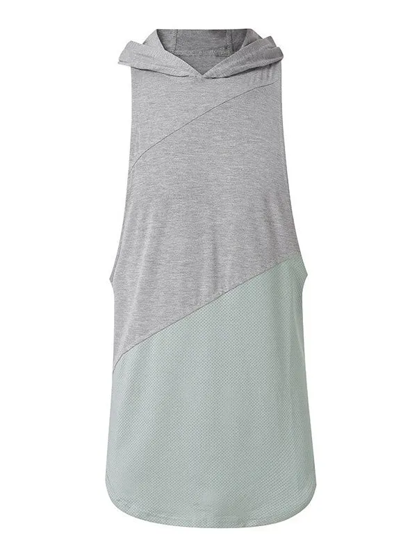 Men's Splice Hooded Vest
