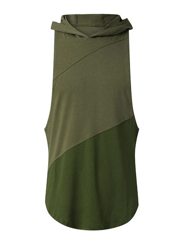 Men's Splice Hooded Vest